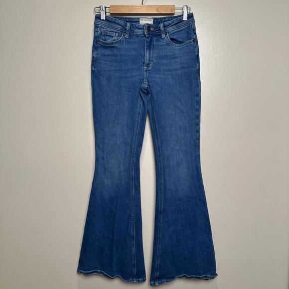 We The Free Denim - We The Free Jeans Women's 26 Blue Flare Bell Bottom High Rise Stretch Retro Y2K‎